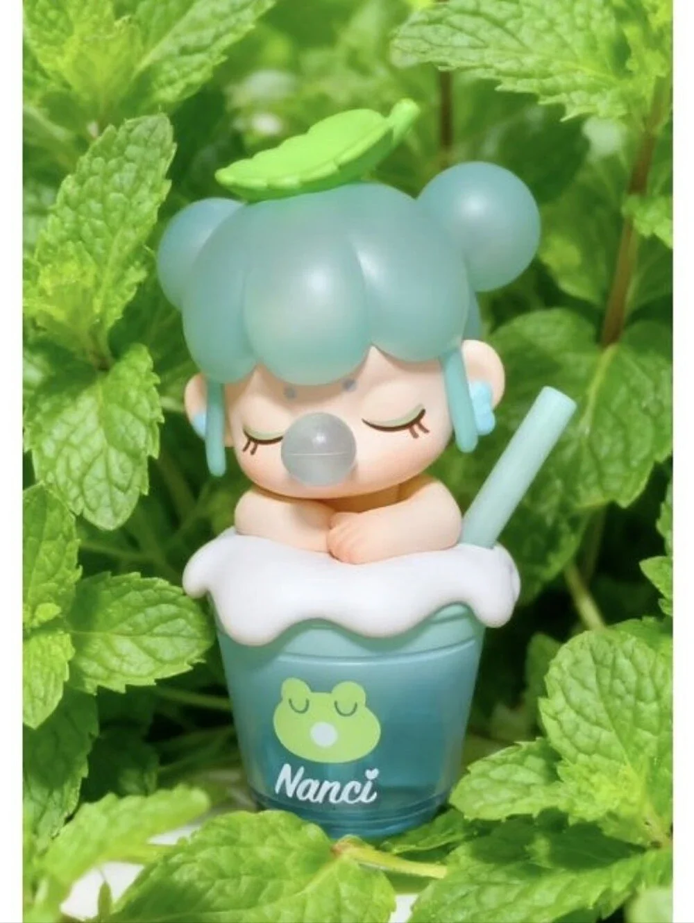 Rolife Baby Nanci Milk Tea with Glow in the Dark Ice Cubes MINT GREEN TEA